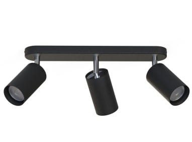 Lampa sufitowa listwa szyna natynkowa 33cm EYE SPOT BLACK III 6021 NOWODVORSKI Lighting 3x GU10 Spot oświetleniowa nowoczesna sufitowa ścienna metal czarna czarny chrom nawierzchniowa jak szynoprzewód Inspiracje Premium