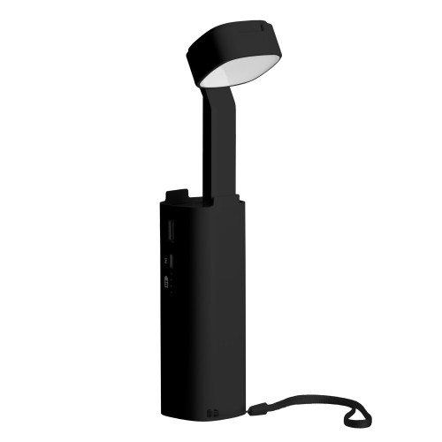 Lampka biurkowa MENSA przenośna 3W 135lm NW (powerbank) czarnaORO MENSA LED B ORO33410 LED-POL