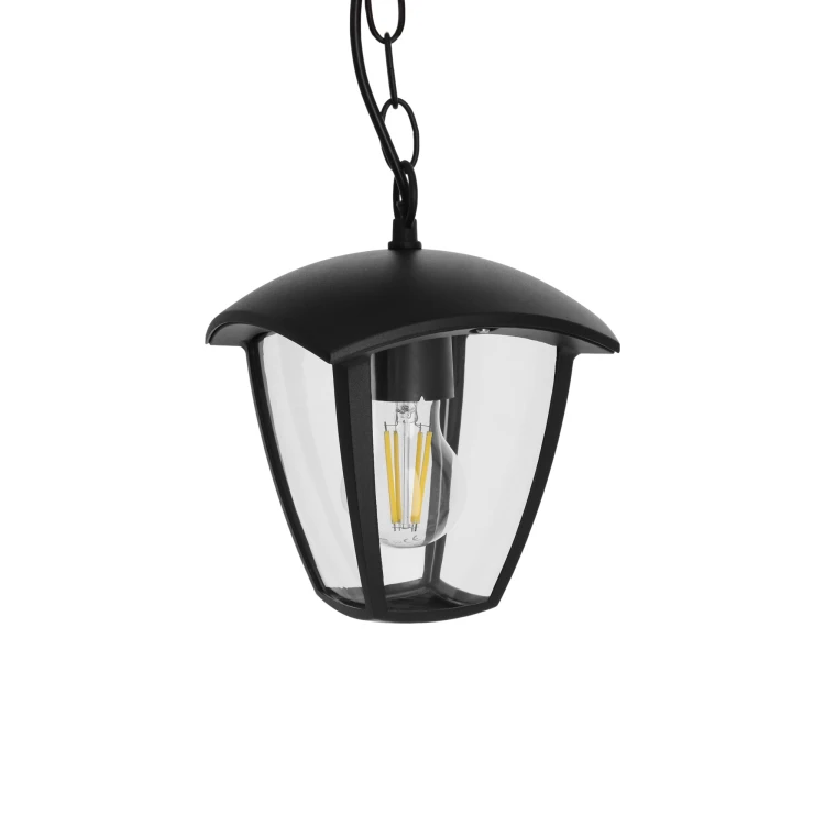 Oprawa elewacyjna WENA E27 1x10W IP54 czarna Lampa podwieszana WENA E27 ORO10058 LED-POL