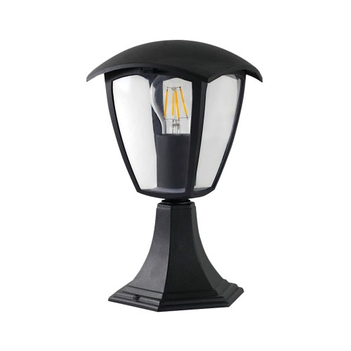 Oprawa ogrodowa WENA E27 1x10W IP54 czarna Lampa stojąca WENA E27 0,32m ORO10034 LED-POL
