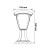 Oprawa ogrodowa WENA E27 1x10W IP54 czarna Lampa stojąca WENA E27 0,32m ORO10034 LED-POL