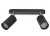 Lampa sufitowa listwa szyna natynkowa EYE SPOT BLACK II 6020 NOWODVORSKI Lighting 2x GU10 Spot oświetleniowa nowoczesna sufitowa ścienna metal czarna czarny chrom nawierzchniowa jak szynoprzewód Inspiracje Premium
