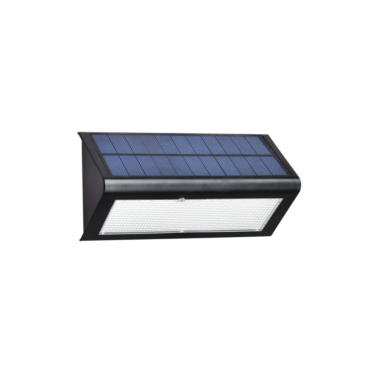 Oprawa solarna z czujnikiem MIC czarna CW 6W IP54 ORO ALBA 6W 3 MIC CW ORO10048 LED-POL