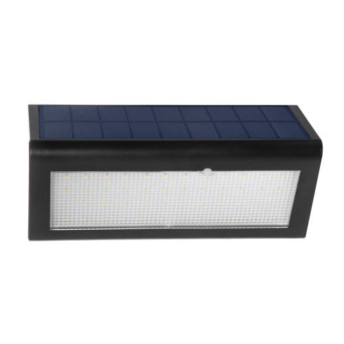 Oprawa solarna z czujnikiem MIC czarna CW 6W IP54 ORO ALBA 6W 3 MIC CW ORO10048 LED-POL
