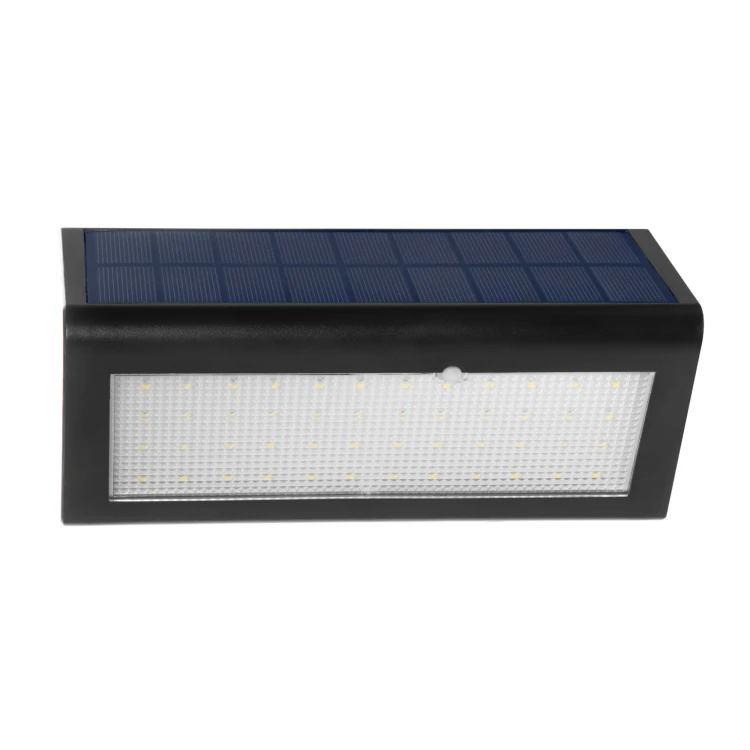 Oprawa solarna z czujnikiem MIC czarna CW 6W IP54 ORO ALBA 6W 3 MIC CW ORO10048 LED-POL