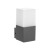 Oprawa elewacyjna CUBE E27 1x10W IP44 grafitowa ORO CUBE E27 GREY ORO10040 LED-POL