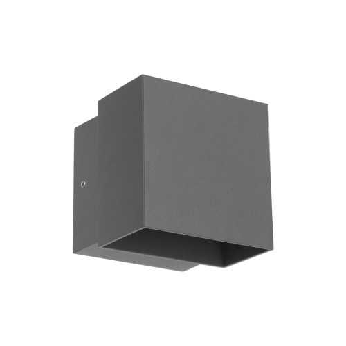 Oprawa elewacyjna FALENA DW 6W 2x90lm IP54 czarna ORO FALENA 6W 1 DW ORO10042 LED-POL