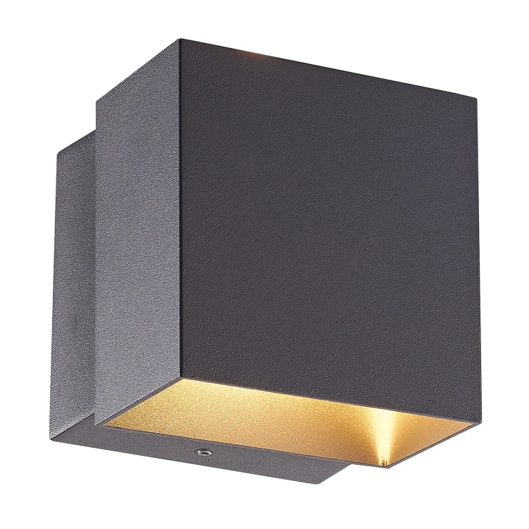 Oprawa elewacyjna FALENA DW 6W 2x90lm IP54 czarna ORO FALENA 6W 1 DW ORO10042 LED-POL