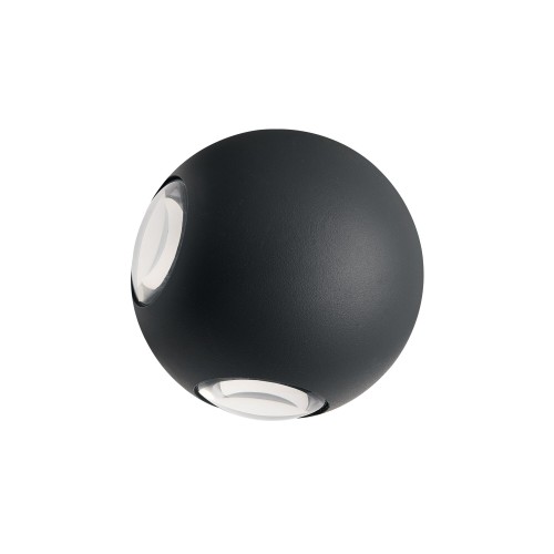 Oprawa elewacyjna FALENA DW 9W 4x120lm IP54 grafitowa ORO FALENA 9W 3 DW ORO10044 LED-POL