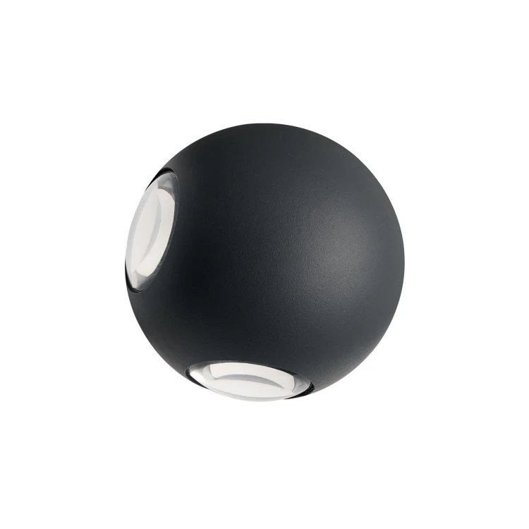 Oprawa elewacyjna FALENA DW 9W 4x120lm IP54 grafitowa ORO FALENA 9W 3 DW ORO10044 LED-POL