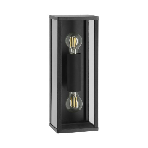Oprawa elewacyjna NYX E27 2x10W IP54 czarna ORO NYX 2 E27 ORO10052 LED-POL