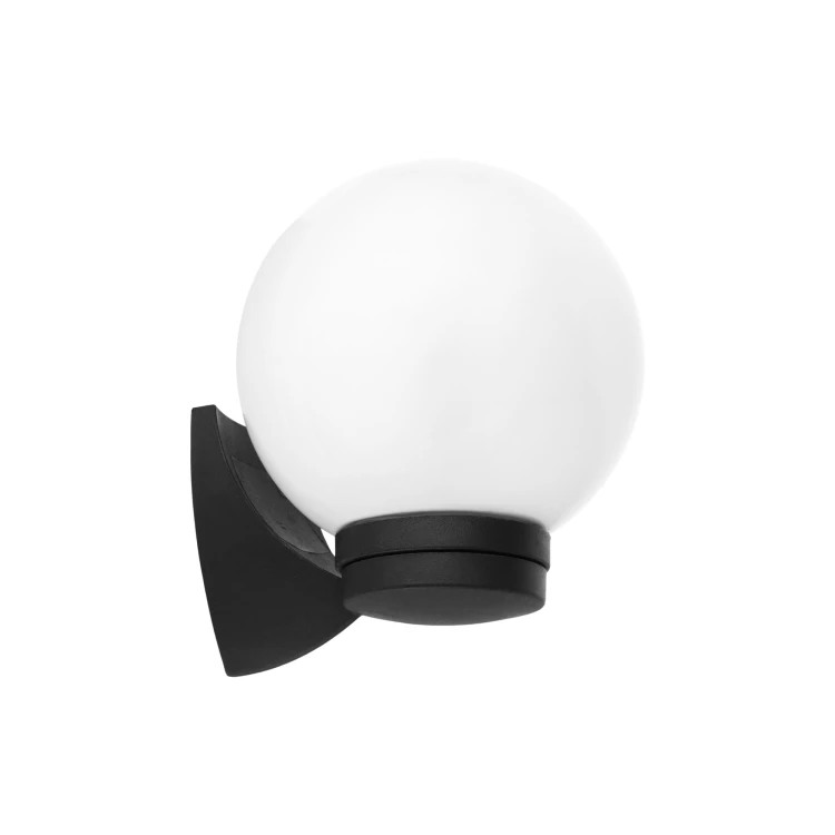 Oprawa elewacyjna WEL E27 E27 1x10W IP54 czarna ORO WEL E27 ORO10054 LED-POL