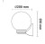Oprawa elewacyjna WEL E27 E27 1x10W IP54 czarna ORO WEL E27 ORO10054 LED-POL