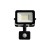 Naświetlacz LED FOCUS czarny 20W 1800lm NW IP44 z czujnikiem PIRORO FOCUS LED 20W NW PIR ORO33528 LED-POL
