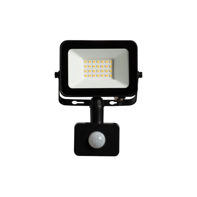 Naświetlacz LED FOCUS czarny 20W 1800lm NW IP44 z czujnikiem PIRORO FOCUS LED 20W NW PIR ORO33528 LED-POL