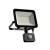 Naświetlacz LED FOCUS czarny 30W 2700lm NW IP44 z czujnikiem PIRORO FOCUS LED 30W NW PIR ORO33530 LED-POL