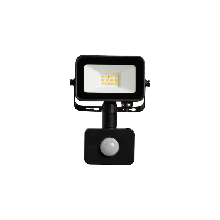Naświetlacz LED FOCUS czarny 10W 900lm NW IP44 z czujnikiem PIRORO FOCUS LED 10W NW PIR ORO33526 LED-POL