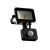 Naświetlacz LED FOCUS czarny 10W 900lm NW IP44 z czujnikiem PIRORO FOCUS LED 10W NW PIR ORO33526 LED-POL