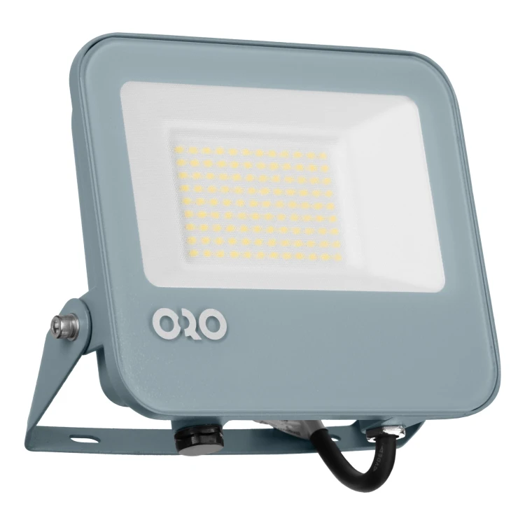 Naświetlacz LED DIODO PRO szary 50W 6500lm NW IP65 PF 0,9ORO DIODO PRO 50W NW ORO33130 LED-POL
