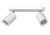 Lampa sufitowa listwa szyna natynkowa EYE SPOT WHITE II 6015 NOWODVORSKI Lighting 2x GU10 Spot oświetleniowa nowoczesna sufitowa ścienna metal biała biały chrom nawierzchniowa jak szynoprzewód Inspiracje Premium