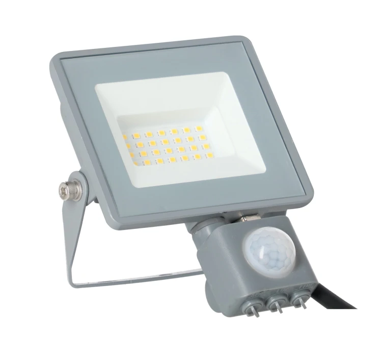 Naświetlacz LED DIODO NW 20W 1800lm IP44 PF 0,95 szary ORO DIODO 20W NW PIR ORO33123 LED-POL