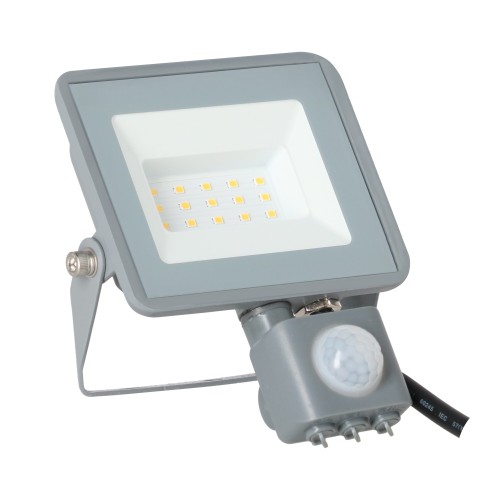Naświetlacz LED DIODO NW 10W 900lm IP44 PF 0,95 szary ORO DIODO 10W NW PIR ORO33121 LED-POL