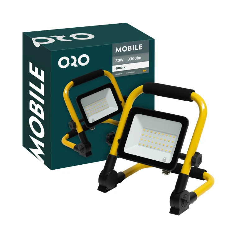 Naświetlacz przenośny MOBILE NW LED 30W 2310lm IP65ORO MOBILE 30W NW ORO33149 LED-POL