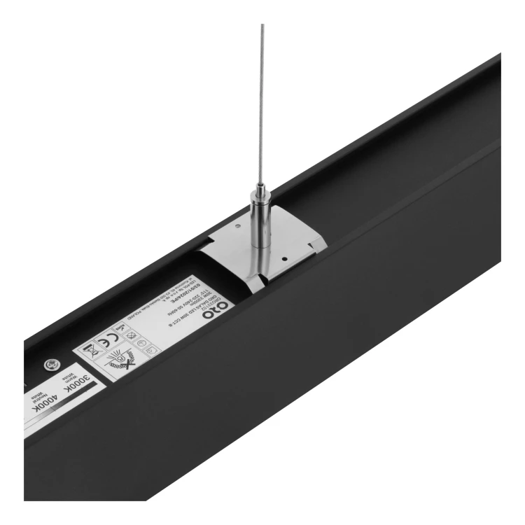 Lampa liniowa do biura DALAS CCT czarna 30W 3300lm ORO DALAS LED 30W CCT B ORO33152 LED-POL