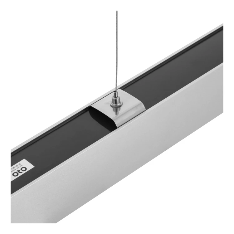 Lampa liniowa do biura DALAS szara 38W 4000lm NW ORO DALAS LED 38W NW S ORO18067 LED-POL