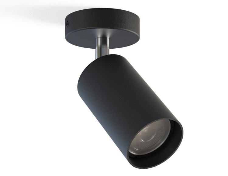 Lampa ścienna sufitowa natynkowa EYE SPOT BLACK 6018 NOWODVORSKI Lighting GU10 Spot kinkiet oświetleniowa nowoczesna sufitowa ścienna metal punktowa czarna czarny chrom nawierzchniowa Inspiracje Premium