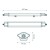 Oprawa hermetyczna SEVA 18W 2700lm IP65 biała ORO SEVA LED 18W NW ORO33075 LED-POL