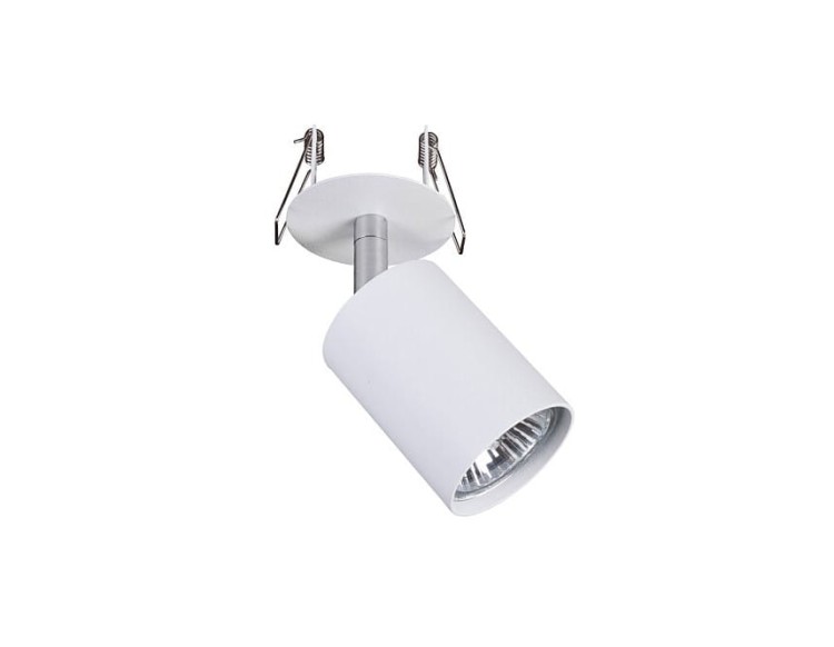 Lampa sufitowa punktowa podtynkowa EYE FIT WHITE I 9396 NOWODVORSKI Lighting GU10 Spot oświetleniowa nowoczesna sufitowa metal punktowa biała biały chrom Inspiracje Premium