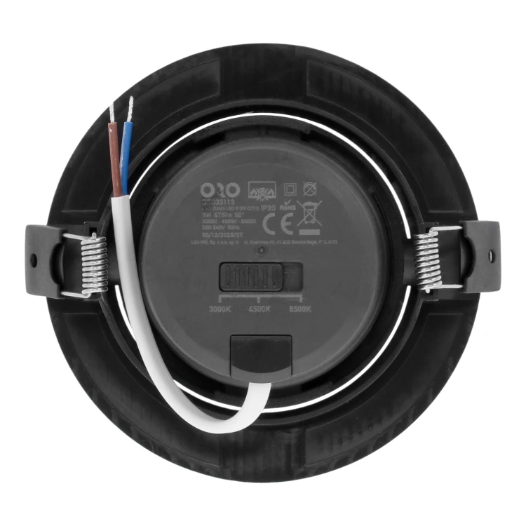 Oprawa typu spot ZUMA CCT 9W 675lm CCT biała okrągła ORO ZUMA LED R 9W CCT B ORO33113 LED-POL