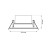 Oprawa typu spot ZUMA CCT 9W 675lm CCT czarna kwadratowa ORO ZUMA LED S 9W CCT B ORO33115 LED-POL