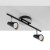 Oprawa typu spot AQUILA GU10 2x10W ORO AQUILA 2XGU10 B/G ORO33006 LED-POL