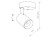 Lampa sufitowa punktowa natynkowa IRIS LED 7W BLACK 8994 NOWODVORSKI Lighting Spot oświetleniowa nowoczesna sufitowa punktowa metal czarna czarny nawierzchniowa Inspiracje Premium