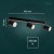 Oprawa typu spot GAVIA GU10 3x10W czarna ORO GAVIA 3XGU10 B ORO33016 LED-POL