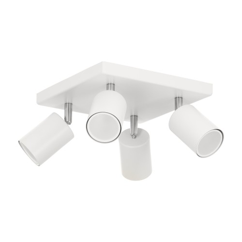Oprawa typu spot GAVIA GU10 4x10W biała ORO GAVIA 4XGU10 W ORO33012 LED-POL