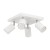 Oprawa typu spot GAVIA GU10 4x10W biała ORO GAVIA 4XGU10 W ORO33012 LED-POL