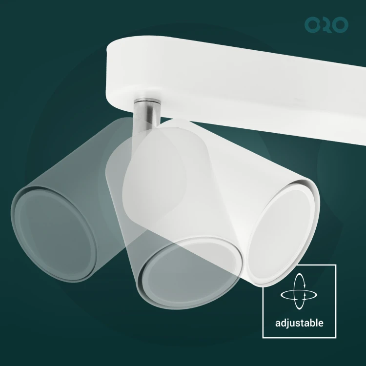 Oprawa typu spot GAVIA GU10 5x10W biała ORO GAVIA 5XGU10 W ORO33013 LED-POL