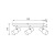 Oprawa typu spot NARVA GU10 3x10W ORO NARVA 3XGU10 B/G ORO33283 LED-POL