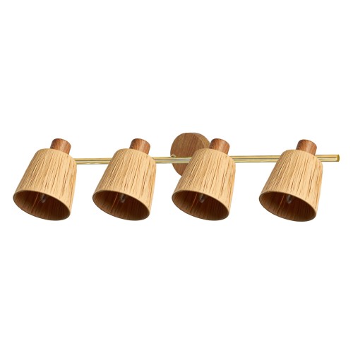 Oprawa typu spot QUINTA E14  4X7W ORO QUINTA 4XE14 LW ORO33417 LED-POL