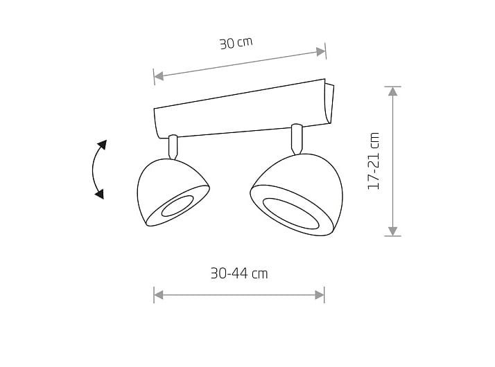 Lampa sufitowa natynkowa VESPA II WHITE 9593 NOWODVORSKI Lighting 2xGU10 ES111 Spot oświetleniowa nowoczesna sufitowa metal biała biały chrom nawierzchniowa Inspiracje Premium