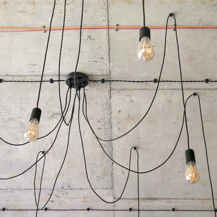 Lampa wisząca 5xE27 czarna ORO ARANA 5xE27 ORO06021 LED-POL