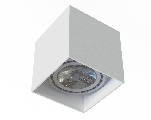 Sufitowa oprawa lampa punktowa COBBLE WHITE 7791 NOWODVORSKI Lighting GU10 ES111 spot natynkowa nowoczesna oświetleniowa biała biały pojedyncza Inspiracje Premium