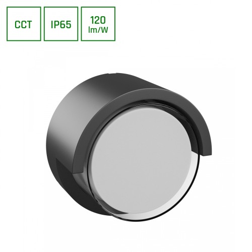 VERTO ROUND EDGE 10W CCT 230V 160/120ST IP65 170X100mm Czarny SLI003073CCT_PW SPECTRUM LED