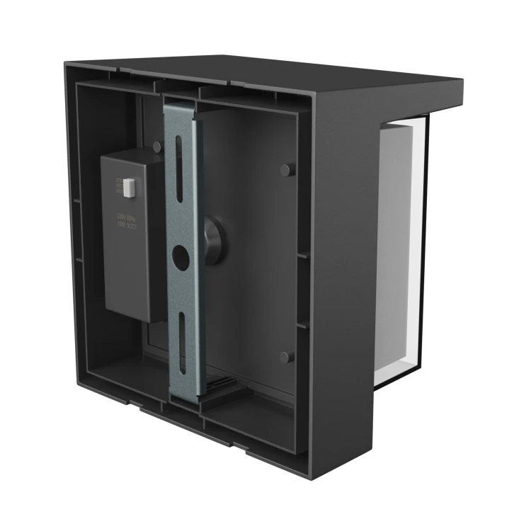 VERTO SQUARE EDGE 10W CCT 230V 160/120ST IP65 160X160X100mm Czarny SLI003074CCT_PW SPECTRUM LED