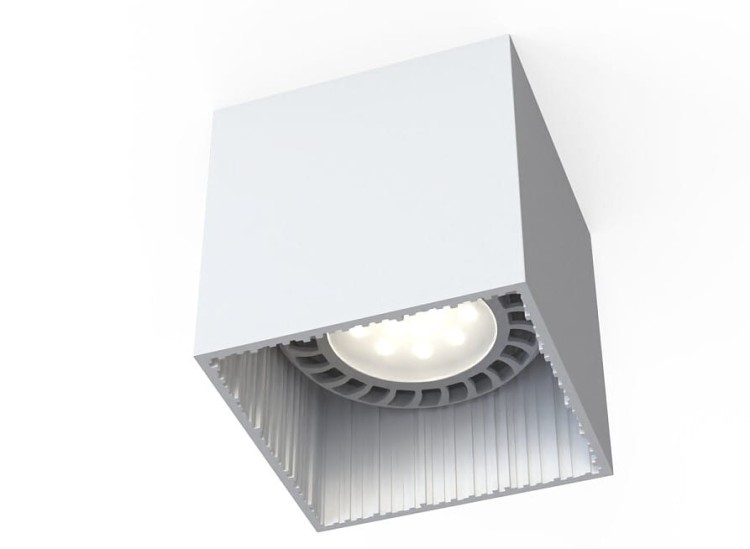 Sufitowa oprawa lampa punktowa GROOVE I WHITE 7793 NOWODVORSKI Lighting GU10 ES111 spot natynkowa nowoczesna oświetleniowa biała biały pojedyncza Inspiracje Premium