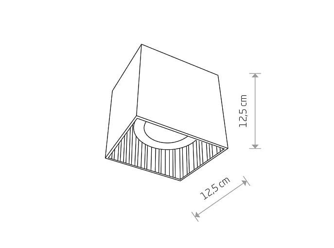 Sufitowa oprawa lampa punktowa GROOVE I BLACK 7792 NOWODVORSKI Lighting GU10 ES111 spot natynkowa nowoczesna oświetleniowa czarna czarny pojedyncza Inspiracje Premium