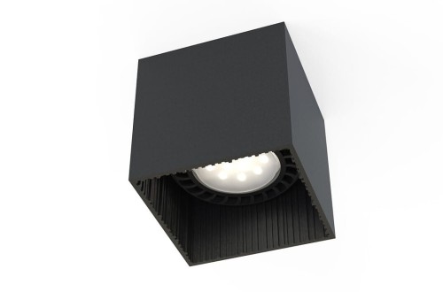 Sufitowa oprawa lampa punktowa GROOVE I BLACK 7792 NOWODVORSKI Lighting GU10 ES111 spot natynkowa nowoczesna oświetleniowa czarna czarny pojedyncza Inspiracje Premium